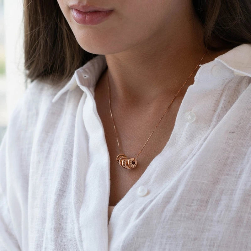 Unique Style Family Name Necklace - Ideal Personalized Crystal Gift Unique Style Family Name Necklace - Ideal Personalized Crystal Gift